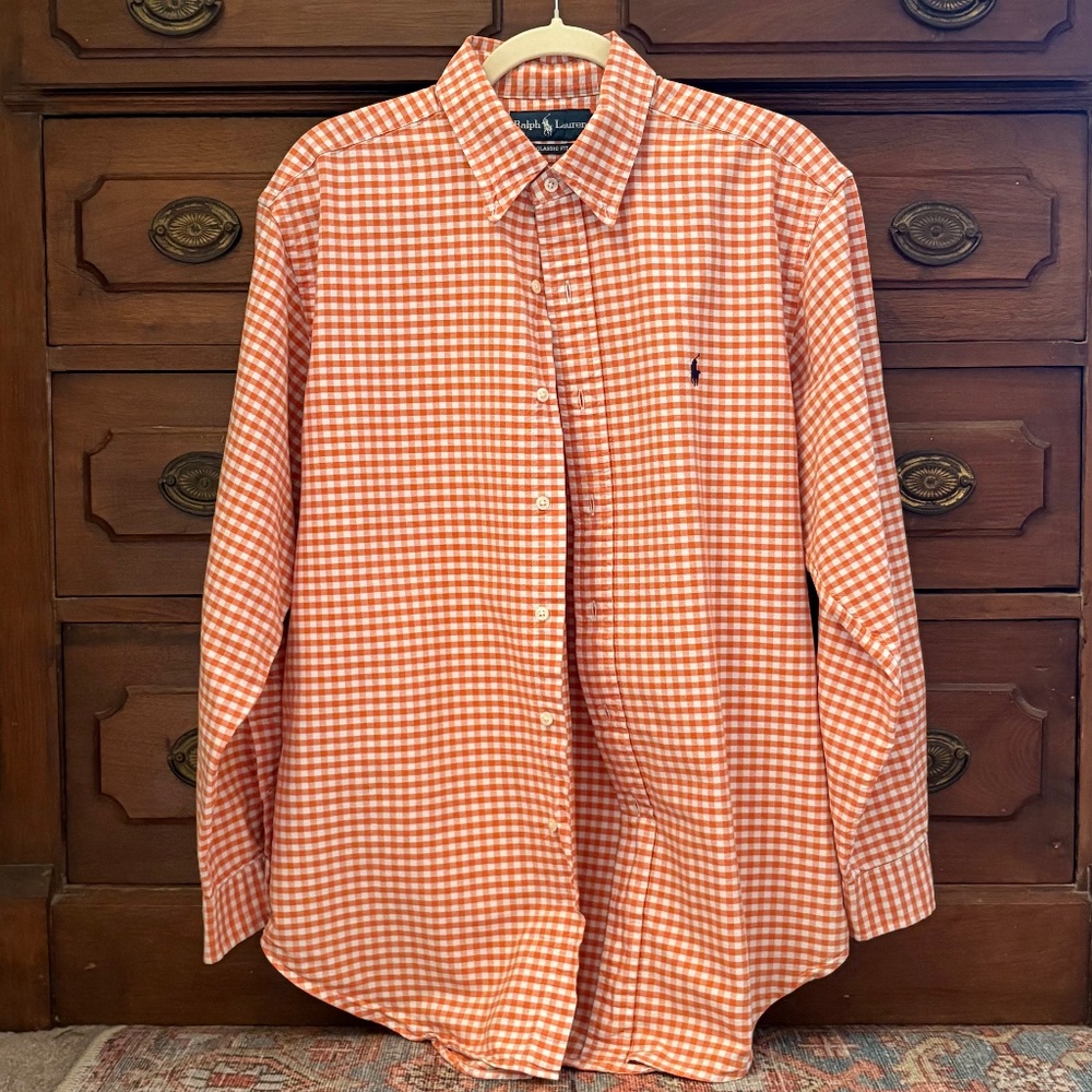 Ralph Lauren Classic Fit L/S Gingham Button Down
